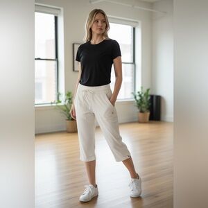 Lululemon Dance Studio Lined Cropped Pant - Bone